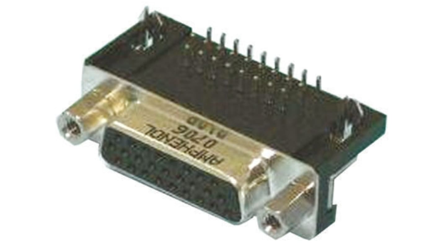 Złącze D-sub PCB 37-pinowe Żeński Proste Przewlekany Złoto