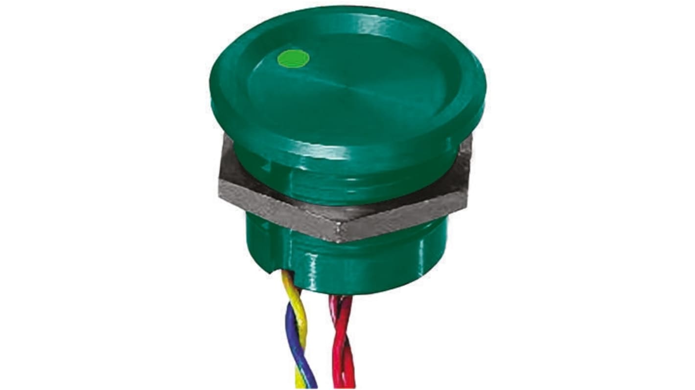 Interruptor piezo, 200 mA a 24 V dc SPST, Terminales de Wire Lead IP68, -40 → +75°C