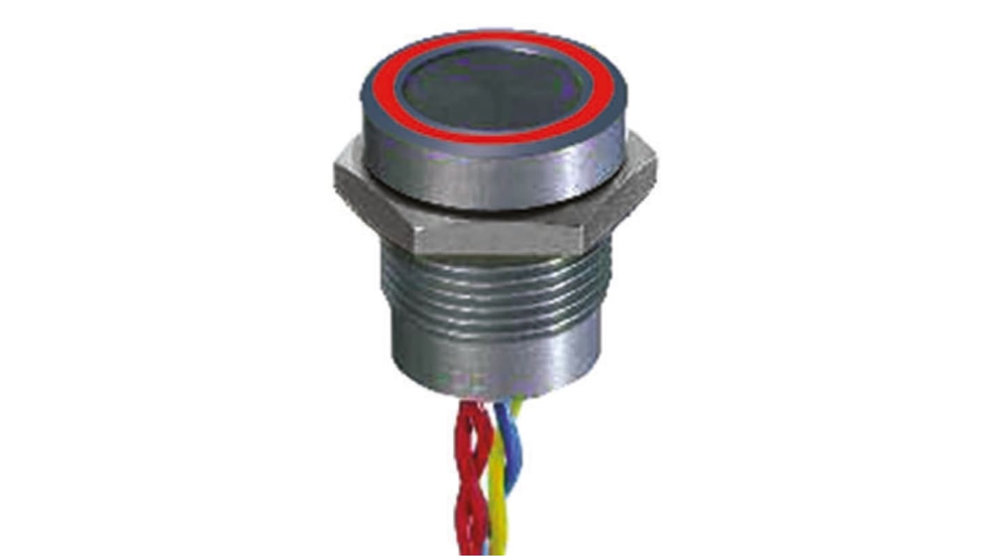 Interruptor piezo, 200 mA a 24 V dc SPST, Terminales de Flying Lead IP68, -40 → +75°C