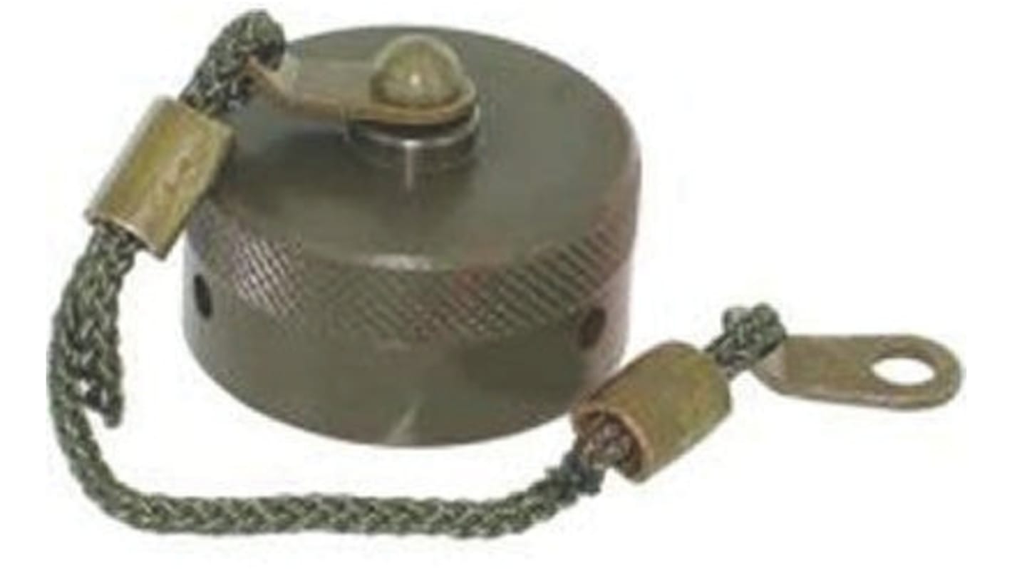 metal cap,Squ flange rcp,fem,olive drab