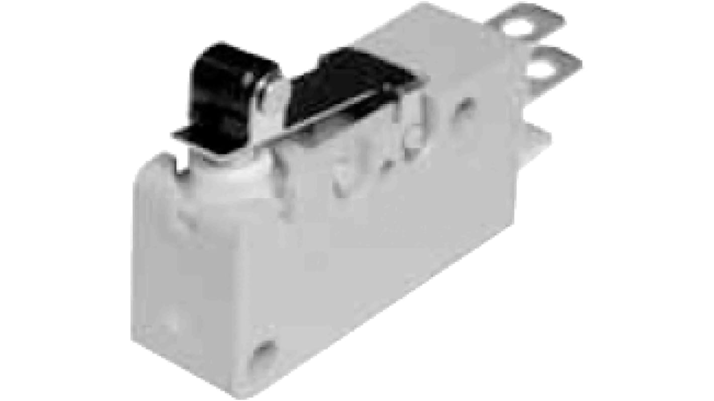 Panasonic Roller Lever Microswitch, Quick Connect Terminal, 3 A @ 250 V ac, SP-CO, IP67