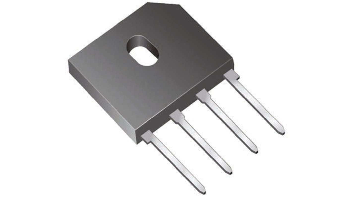 Vishay Bridge Rectifier, 3.8A, 600V, 4-Pin