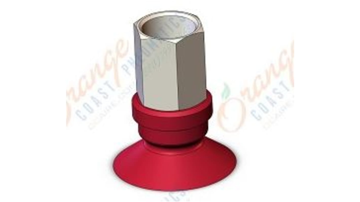 SMC Sugekop, Serie: ZPT, NBR kop, Flad, UD: 20mm, ZPT20UN-B01
