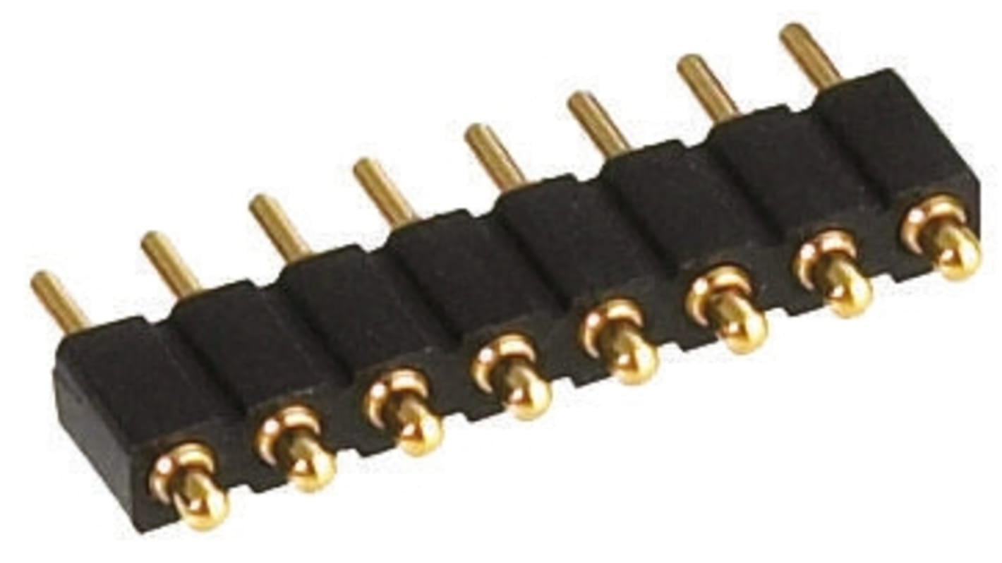 Złącze sprężynowe 6-pinowe raster: 2.54mm -rzędowe Preci-Dip Przewlekany Męski 3.5A 100.0 V , 150.0 V dc