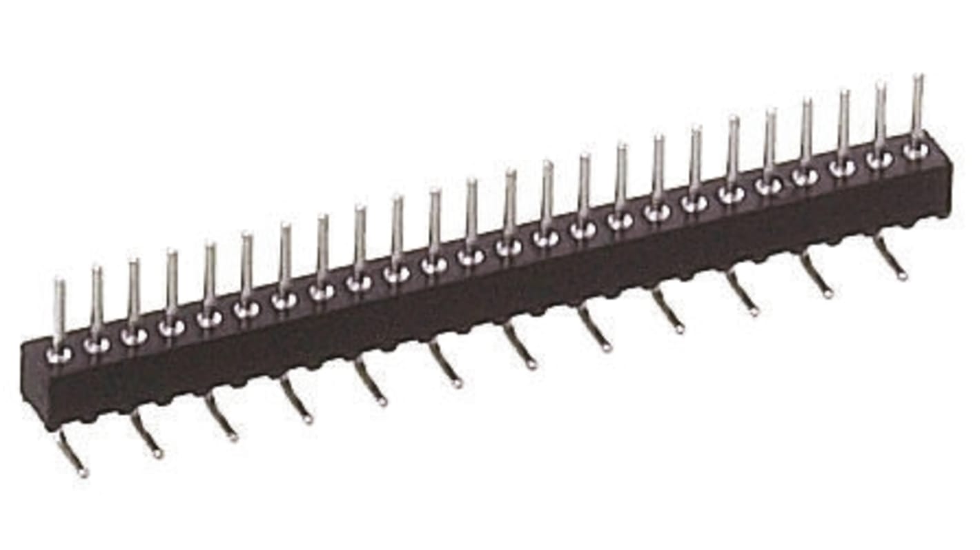 Preci-Dip Stiftleiste Stecker Gerade, 5-polig / 1-reihig, Raster 1.27mm, Lötanschluss-Anschluss, 1.0A, Nicht ummantelt