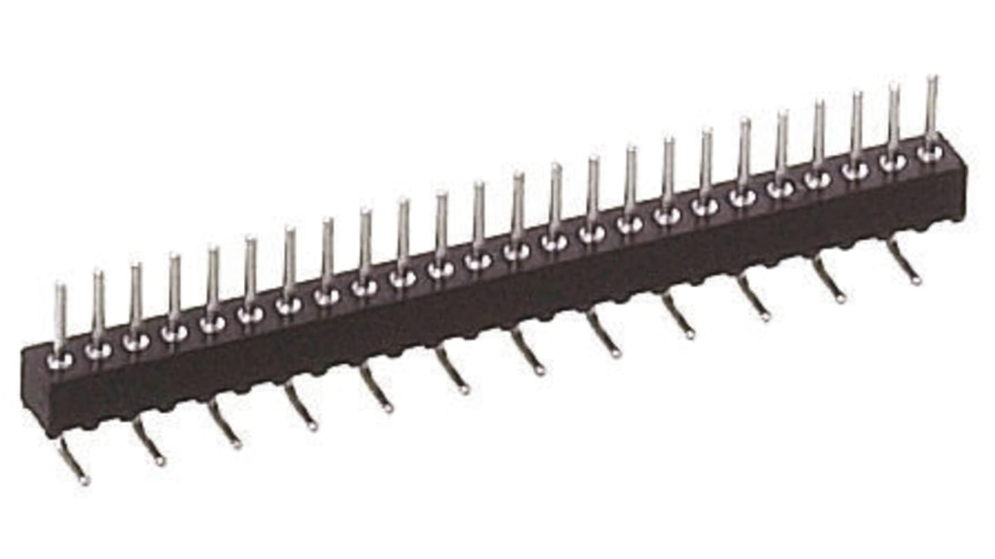 Connettore maschio Preci-Dip, 5 vie, 1 fila, passo 1.27mm