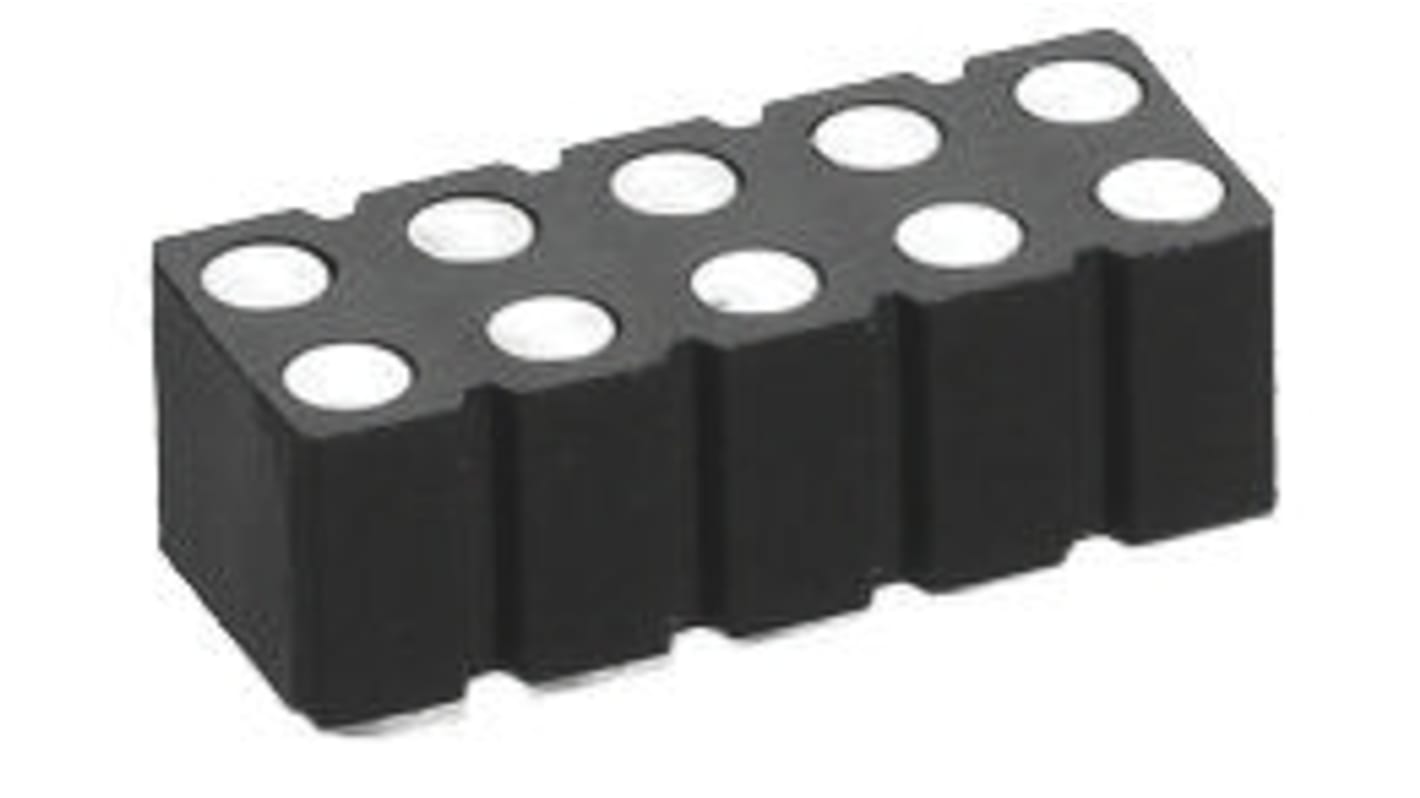 Preci-Dip Leiterplatten-Stiftleiste Stecker Gerade, 10-polig / 2-reihig, Raster 2.54mm, Lötanschluss-Anschluss, 3.5A,