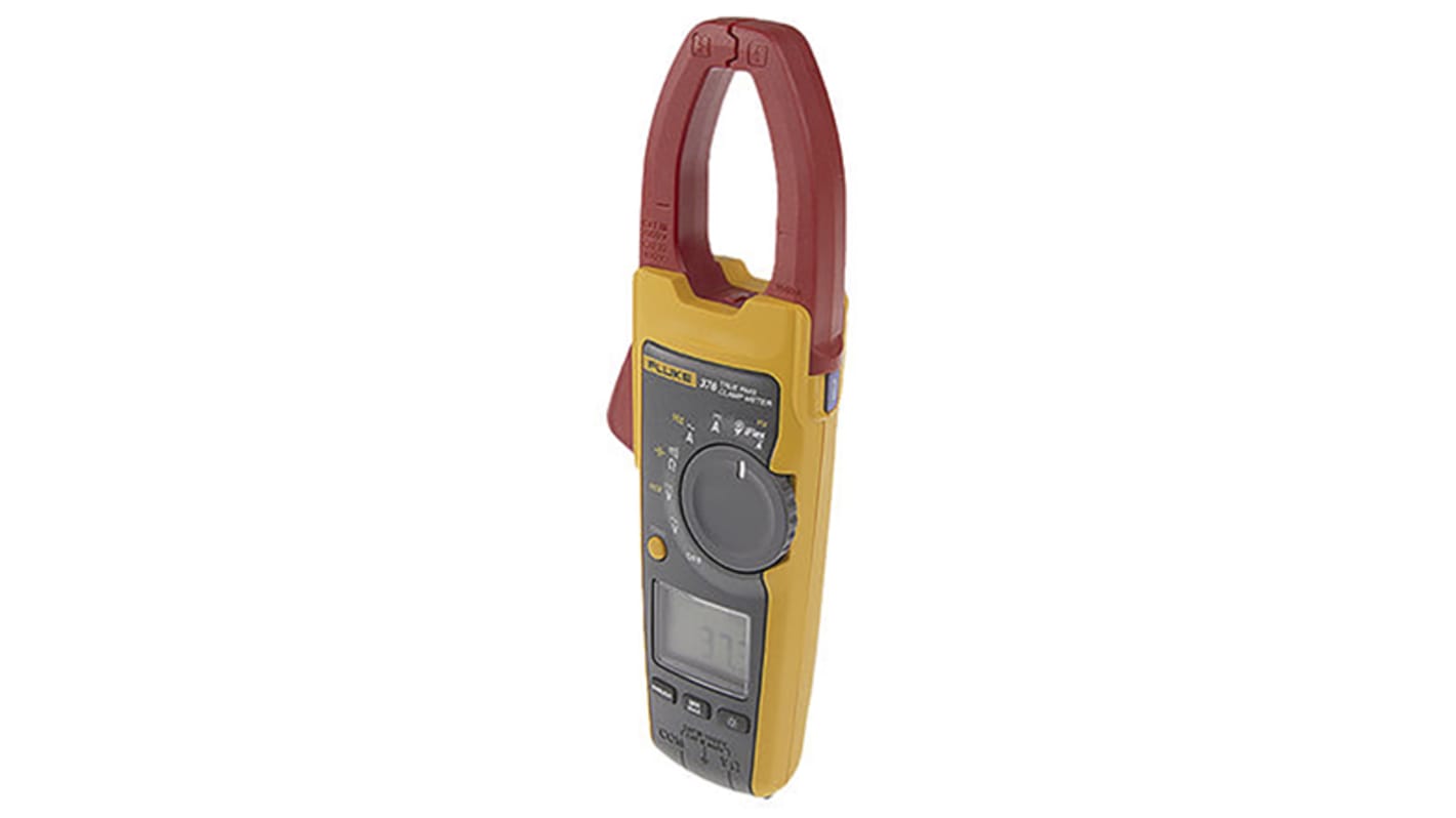 Pinza amperimétrica  Fluke 376, corriente máx. 2.5kA ac, 999.9A dc, CAT III 1000 V, CAT IV 600 V
