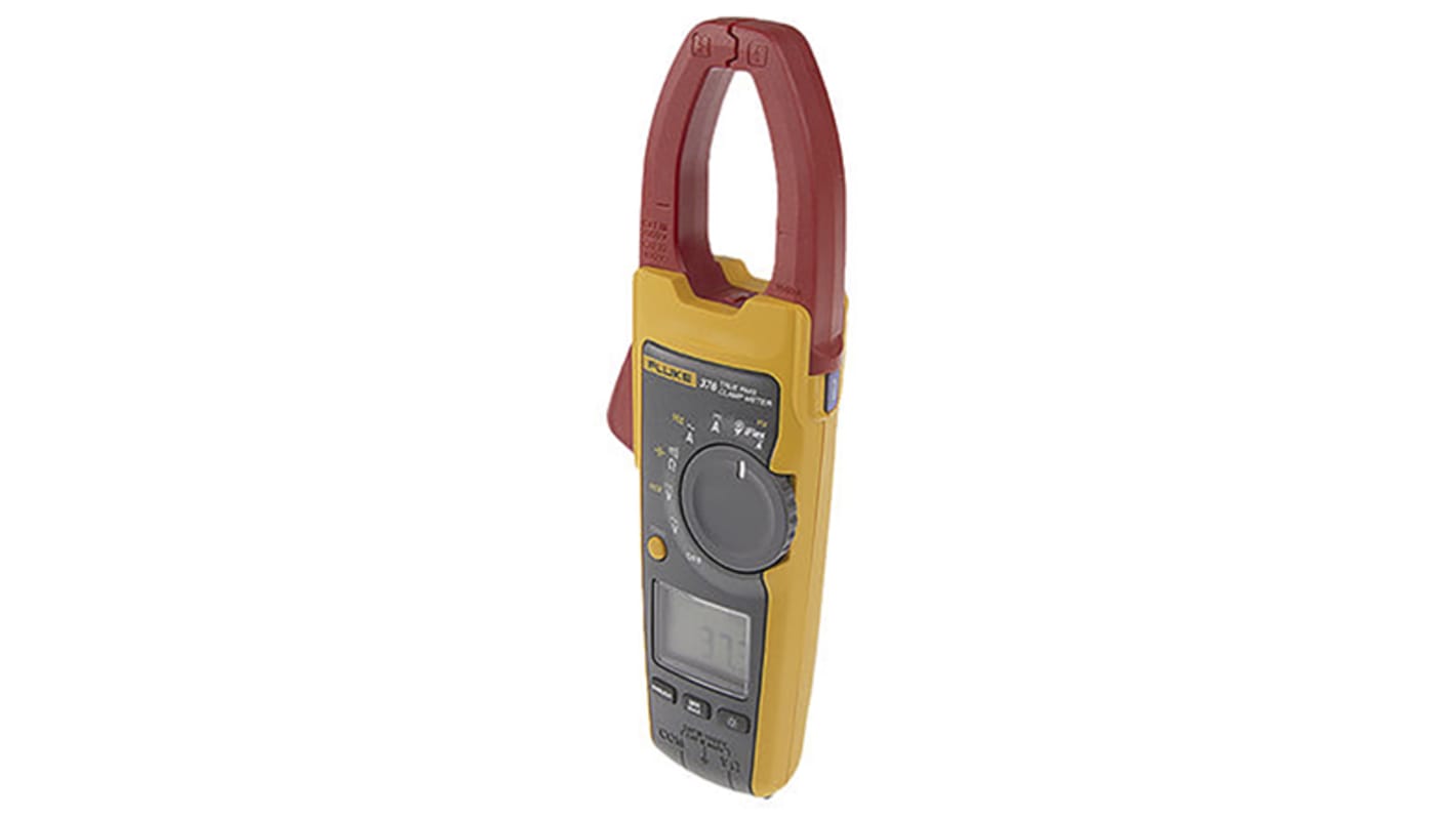 Fluke 376 Clamp Meter, 999.9A dc, Max Current 2.5kA ac CAT III 1000 V, CAT IV 600 V