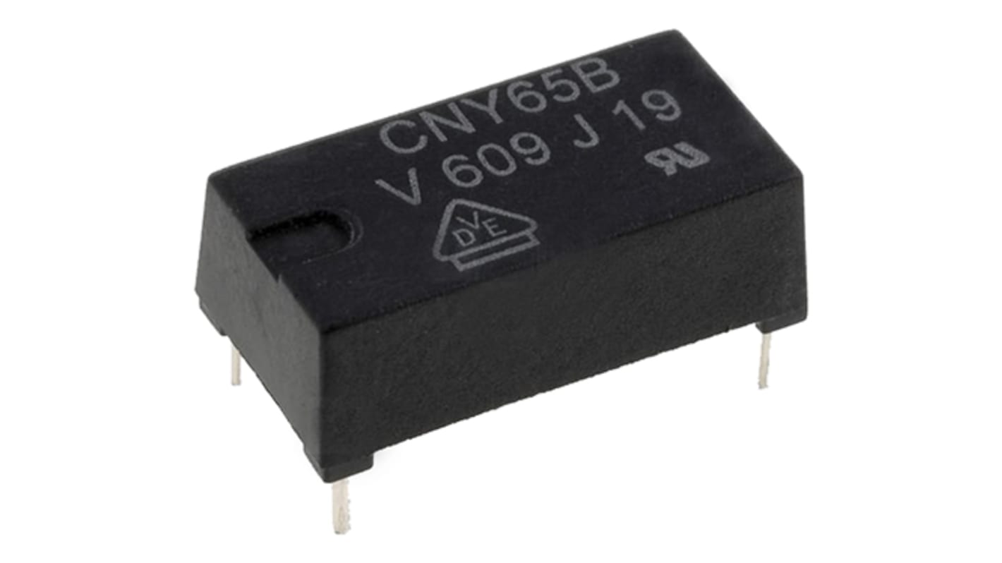 Vishay, CNY65B DC Input Phototransistor Output Optocoupler, Through Hole, 4-Pin PDIP