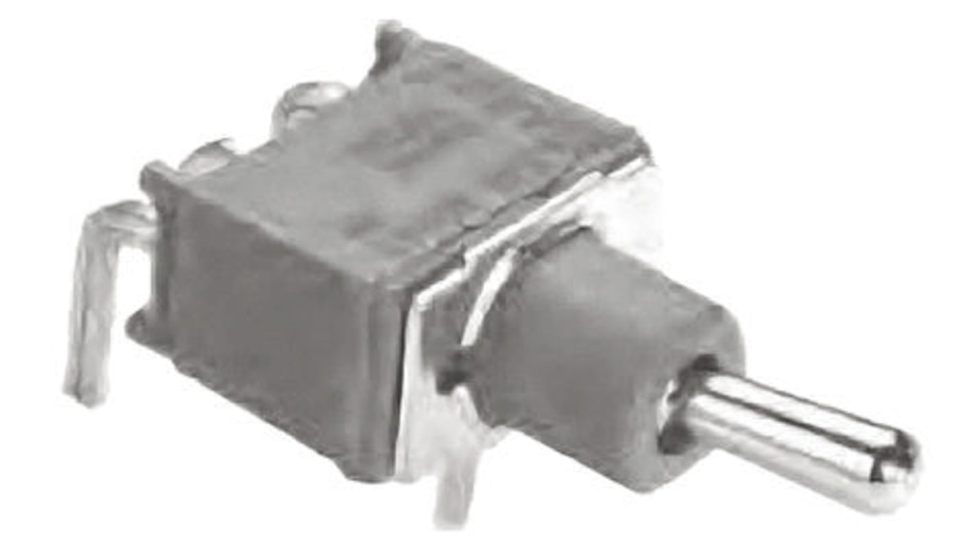 TE Connectivity PCB-Montage Kippschalter 1-polig Rastend 5 A bei 28 V dc, IP 67, Lötanschluss
