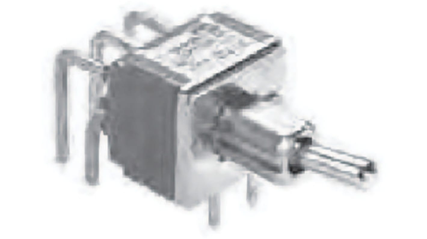 TE Connectivity PCB-Montage Kippschalter 2-polig Ein-Ein 0,4VA, Lötanschluss