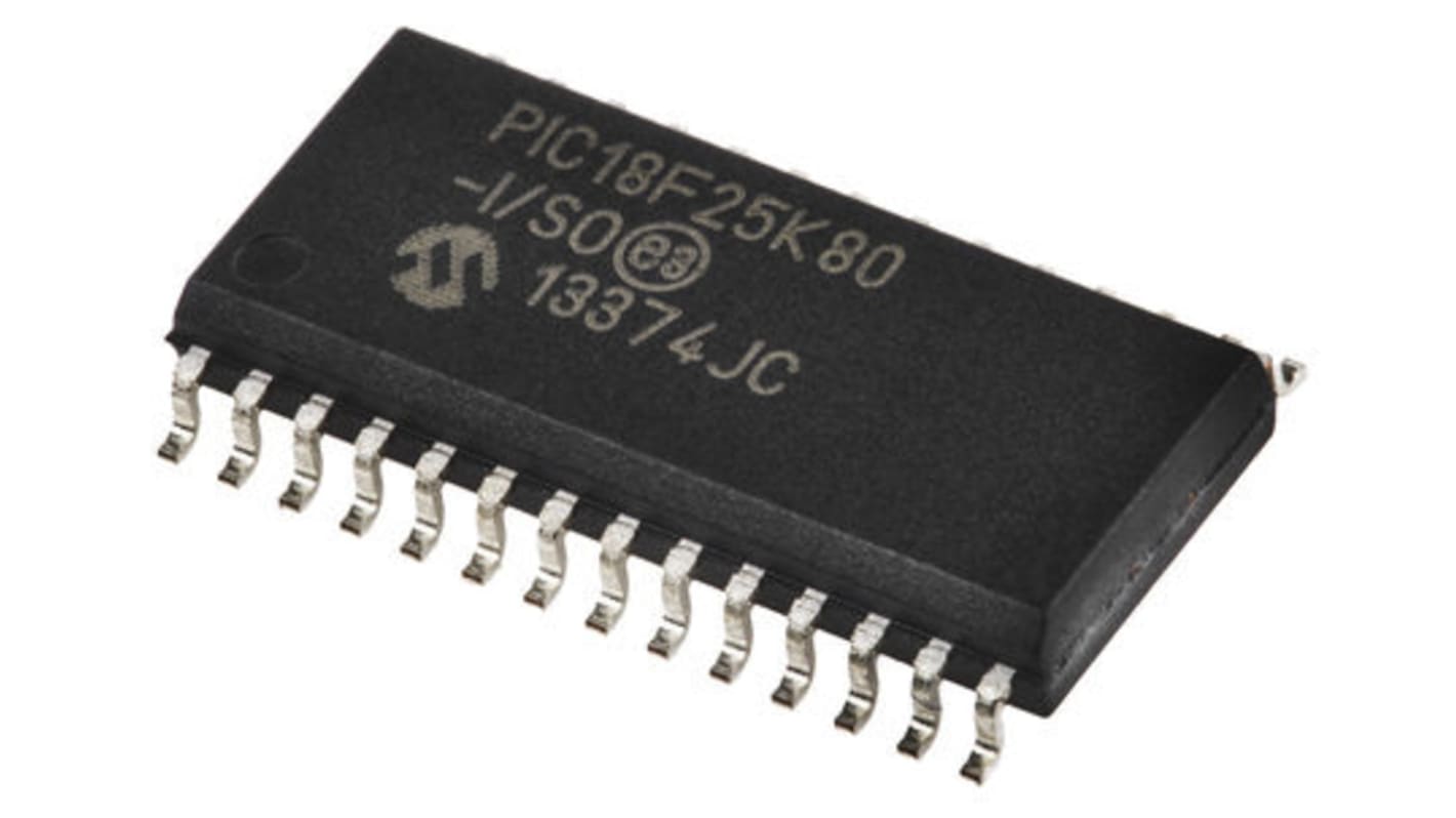 Microchip PIC18F系列单片机, PIC内核, 28针, SOIC封装, 1CAN通道