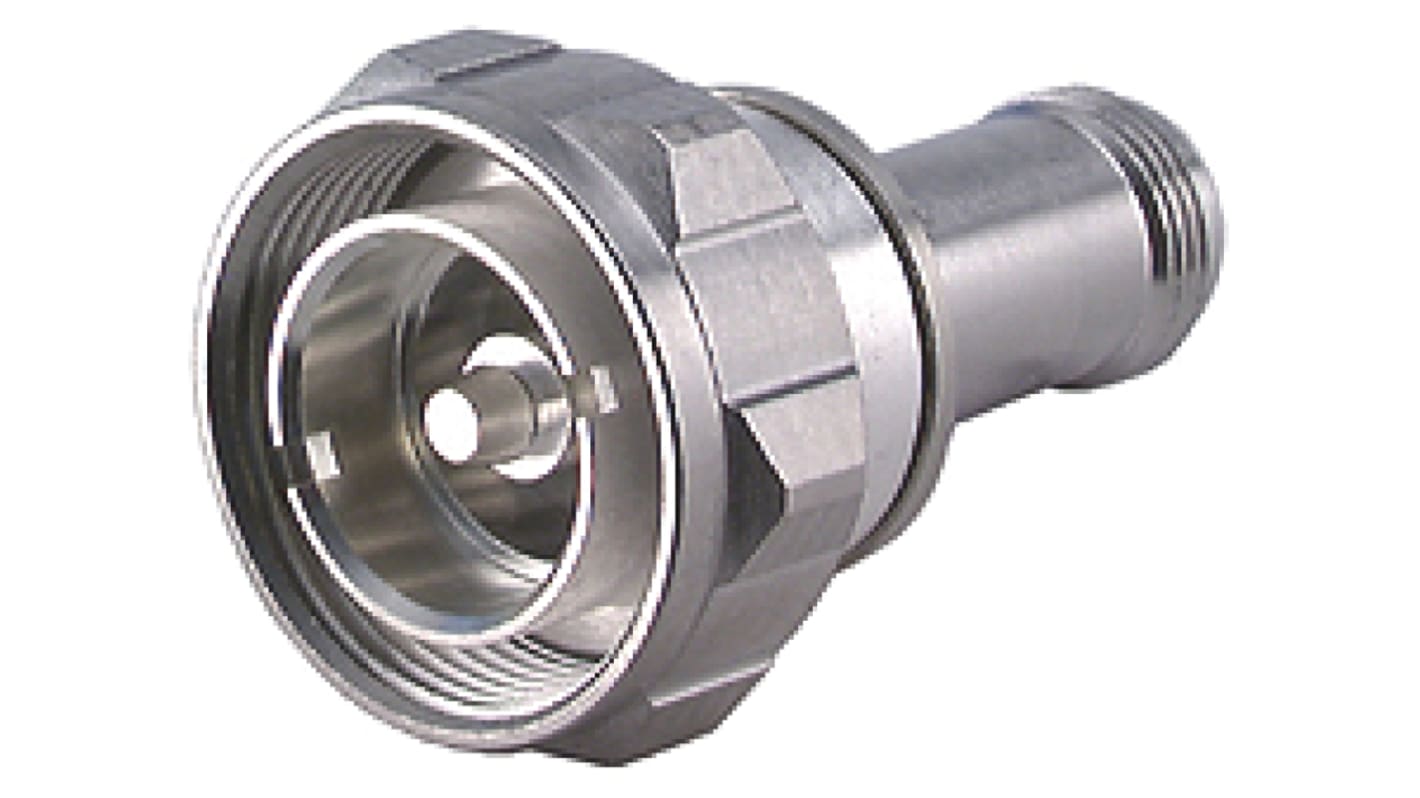 Huber+Suhner Straight 50Ω RF Adapter 7/16 Plug to N Socket 7.5GHz