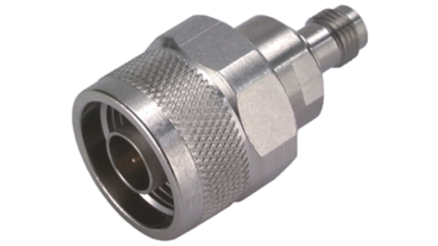 RF adapter Egyenes, 50Ω, Férfi → Female, 18GHz Normál