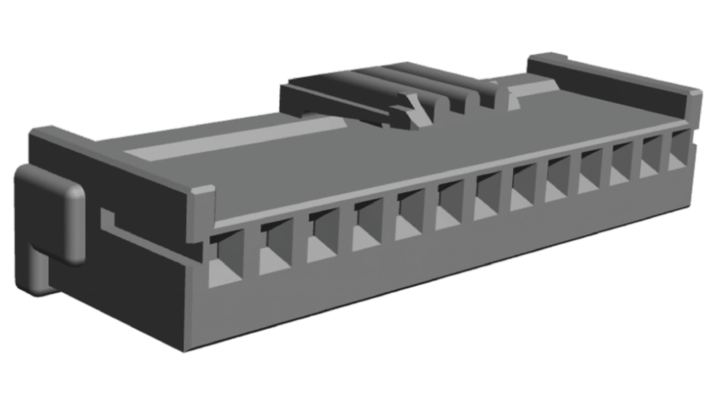 Boitier de connecteur Mâle, 13 contacts 1 rang , pas 2.5mm, Droit, série Signal Double Lock