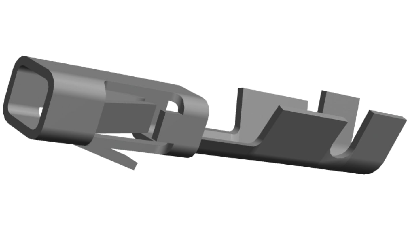 TE Connectivity AMPMODU MOD IV Series Female Crimp Terminal, 26AWG Min, 22AWG Max