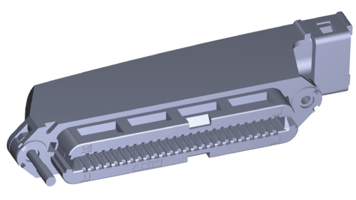 TE Connectivity CHAMP-LOK IDC-Steckverbinder Buchse, gewinkelt, 50-polig, Raster 2.16mm