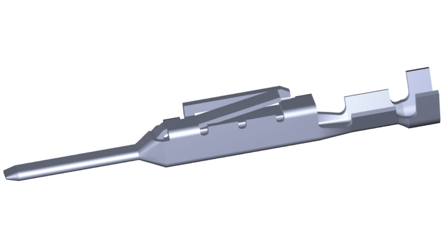 TE Connectivity Dynamic 2000 Series Male Crimp Terminal Contact, 28AWG Min, 24AWG Max