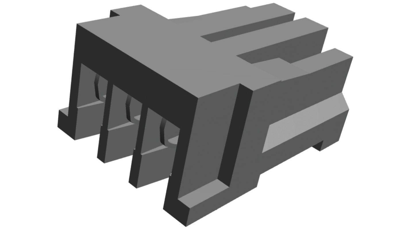 TE Connectivity MTEI IDC-Steckverbinder Buchse, gewinkelt, 3-polig / 1-reihig, Raster 2.5mm