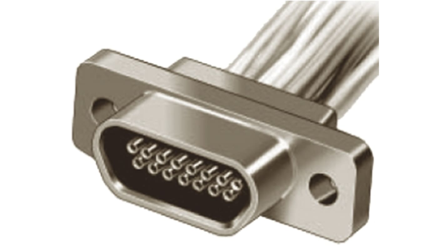 Glenair MIL-DTL-83513 9 Way Cable Mount D-sub Connector