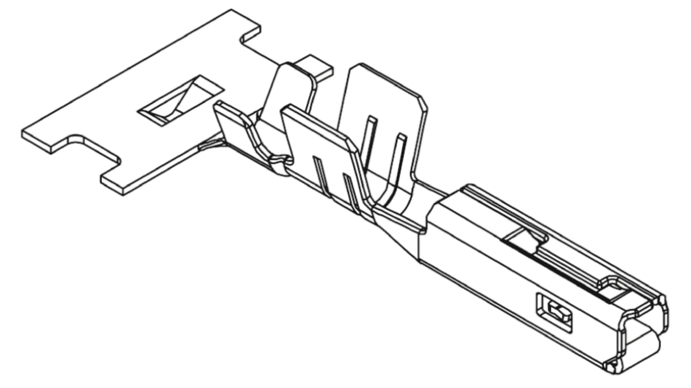 Molex MX150 Series Female Crimp Terminal, 20AWG Min, 18AWG Max