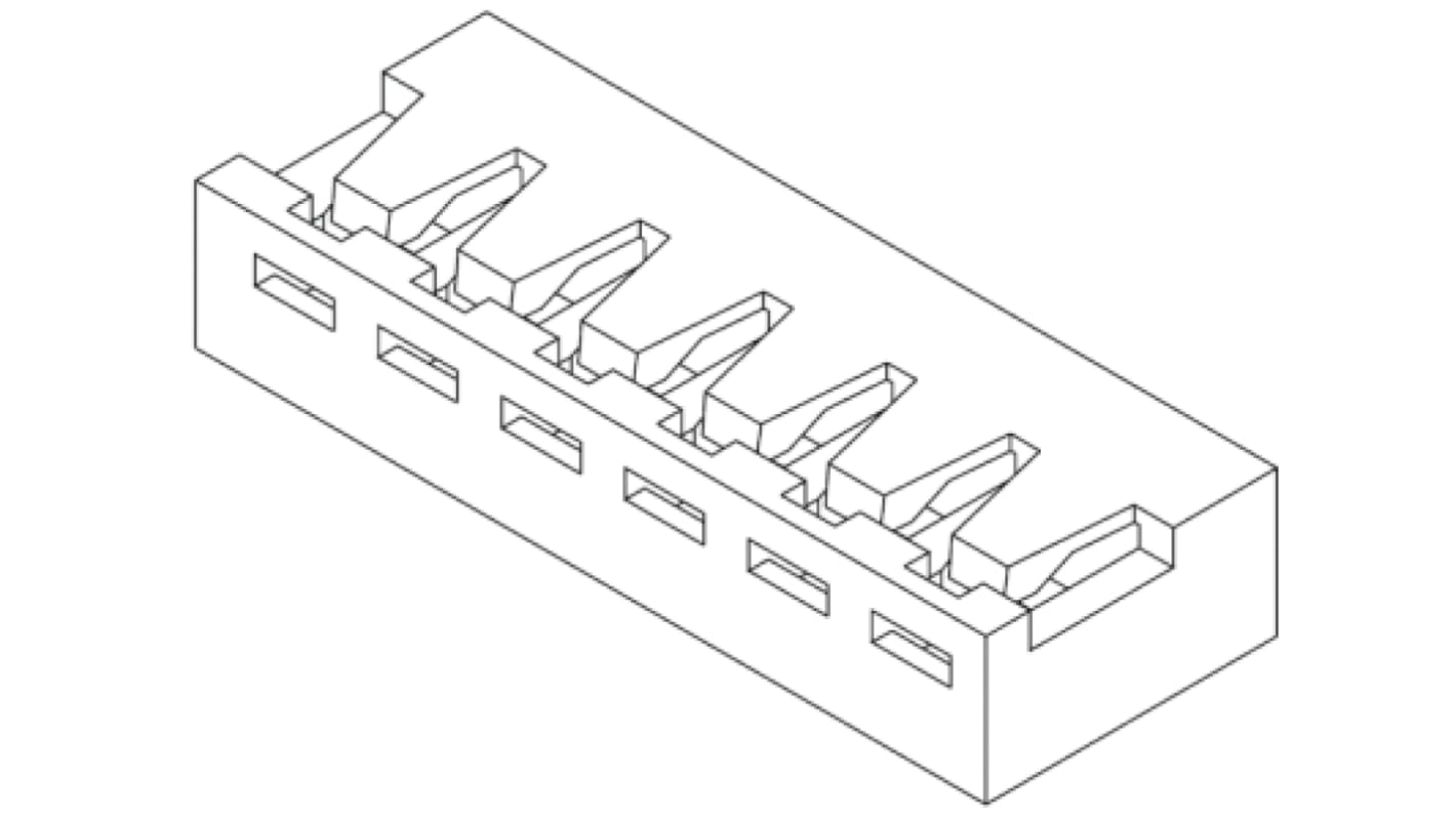 Molex Female Connector Housing, 2.5mm Pitch, 2 Way, 1 Row