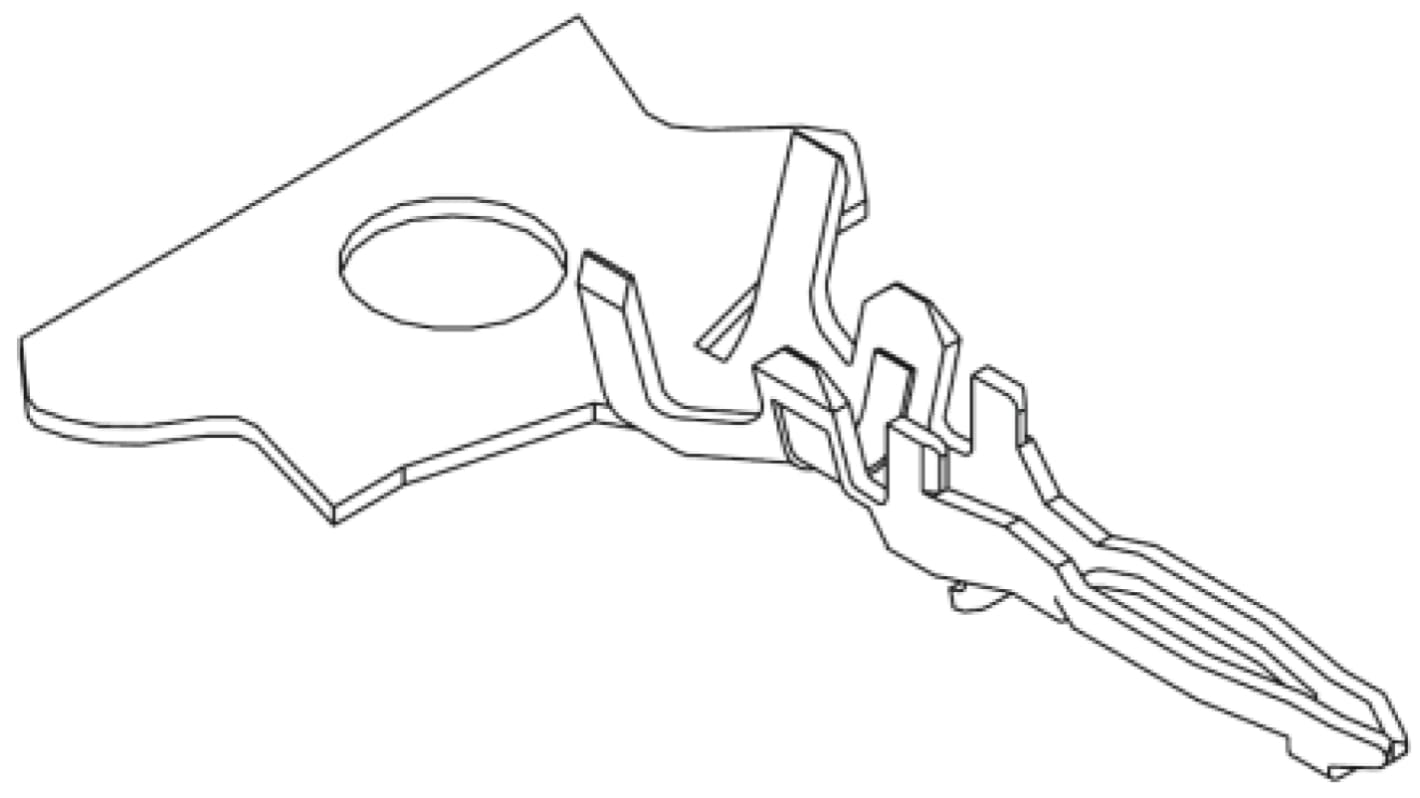 Contact à sertir Mâle Molex série 50034, , de 0.05mm² à 0.1mm²