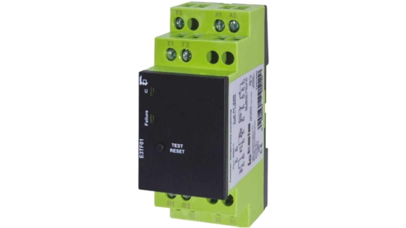 Tele Temperature Monitoring Relay, SPDT, DIN Rail