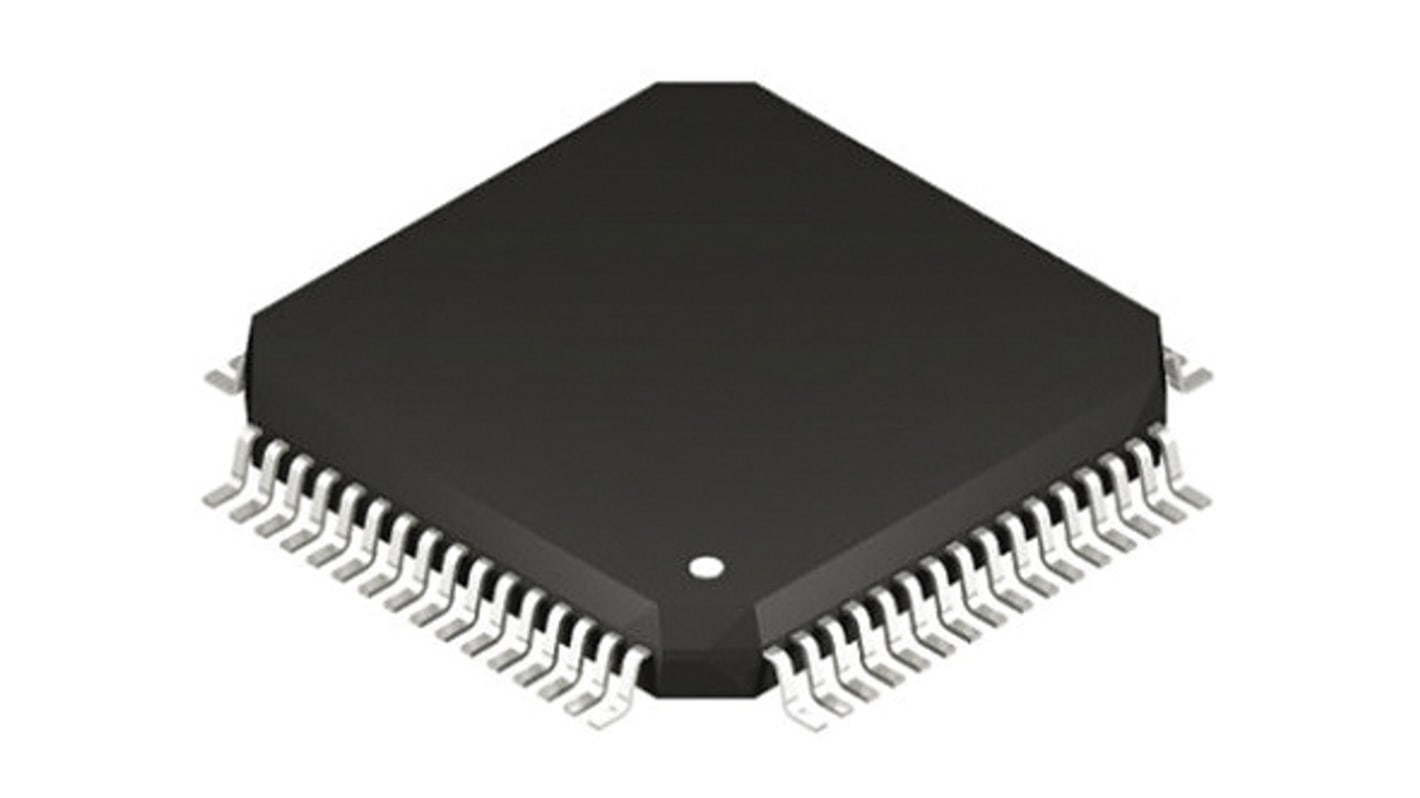 ADS1296IPAG,Analogue Front End IC, 6-Channel 24 bits, 32ksps SPI, 64-Pin TQFP