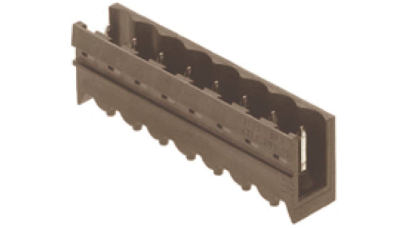 Weidmuller, 5.08mm Pitch, OMNIMATE SL, 3 Way, , Pluggable Terminal Block, Header, Through Hole, Solder Termination,