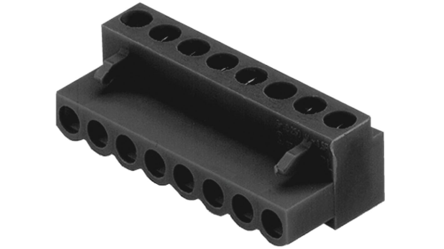 Weidmuller BL Series PCB Terminal Block, 5.08mm Pitch, Cable Mount, Screw Down Termination