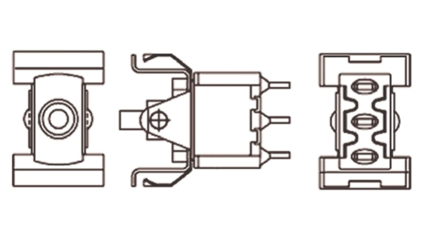 RS PRO SPDT, On-Off-(On) Rocker Switch Panel Mount