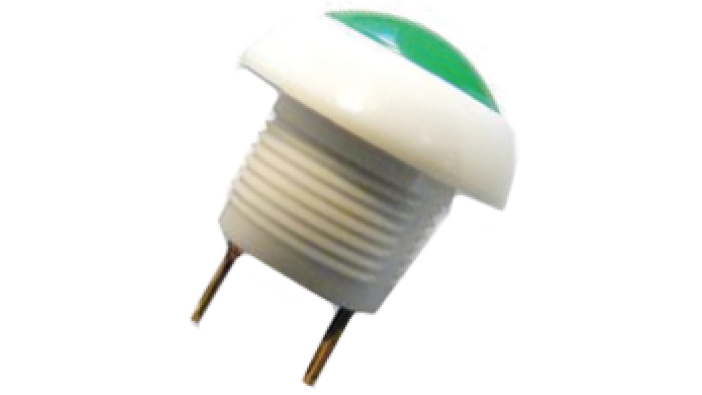 Otto Push Button Switch, Momentary, Panel Mount, 12mm Cutout, DPDT, 28V dc, IP64
