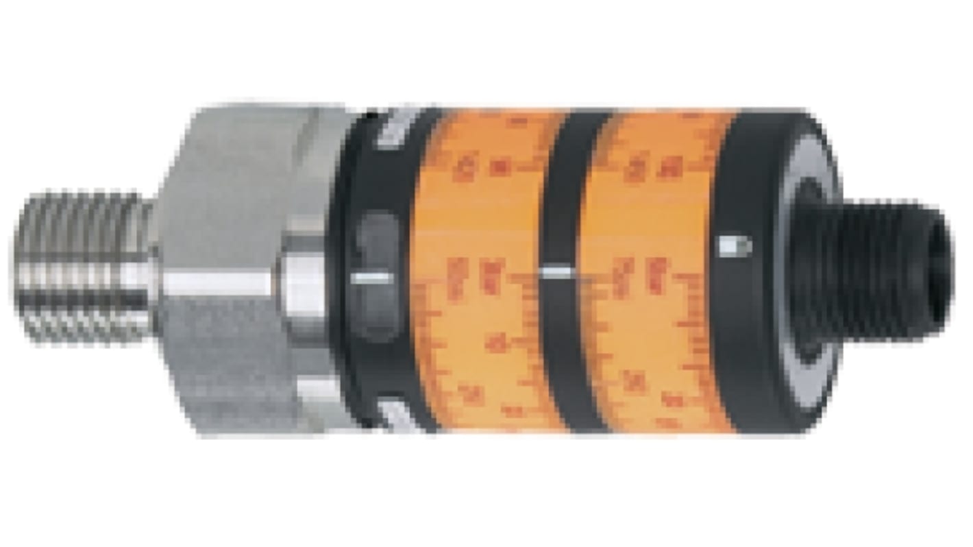 ifm electronic Pressure Switch, 0bar Min, 25bar Max, 2NO Output, Relative Reading