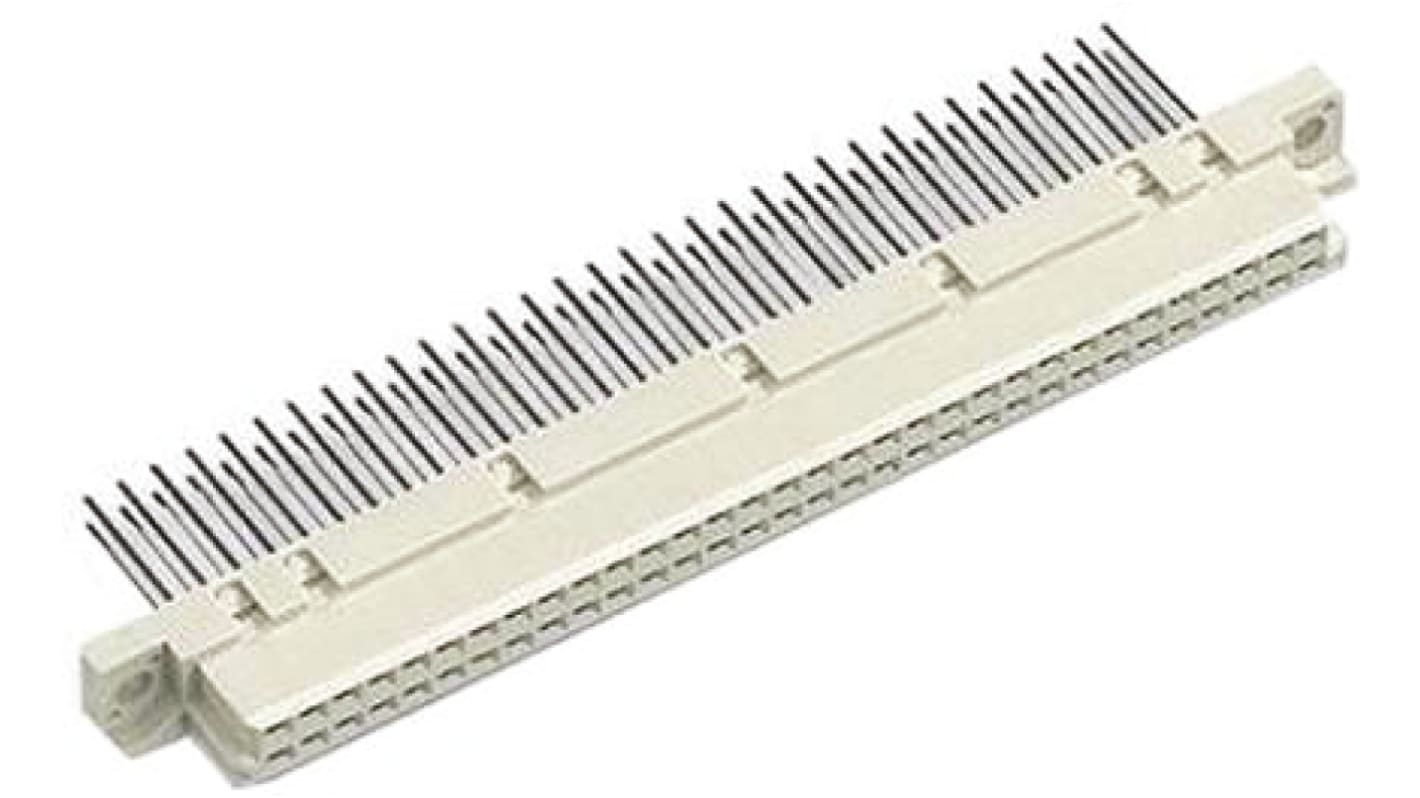 Connettore DIN 41612 HARTING Femmina, Ad angolo diritto, 64 vie 3 file, terminazione a saldare