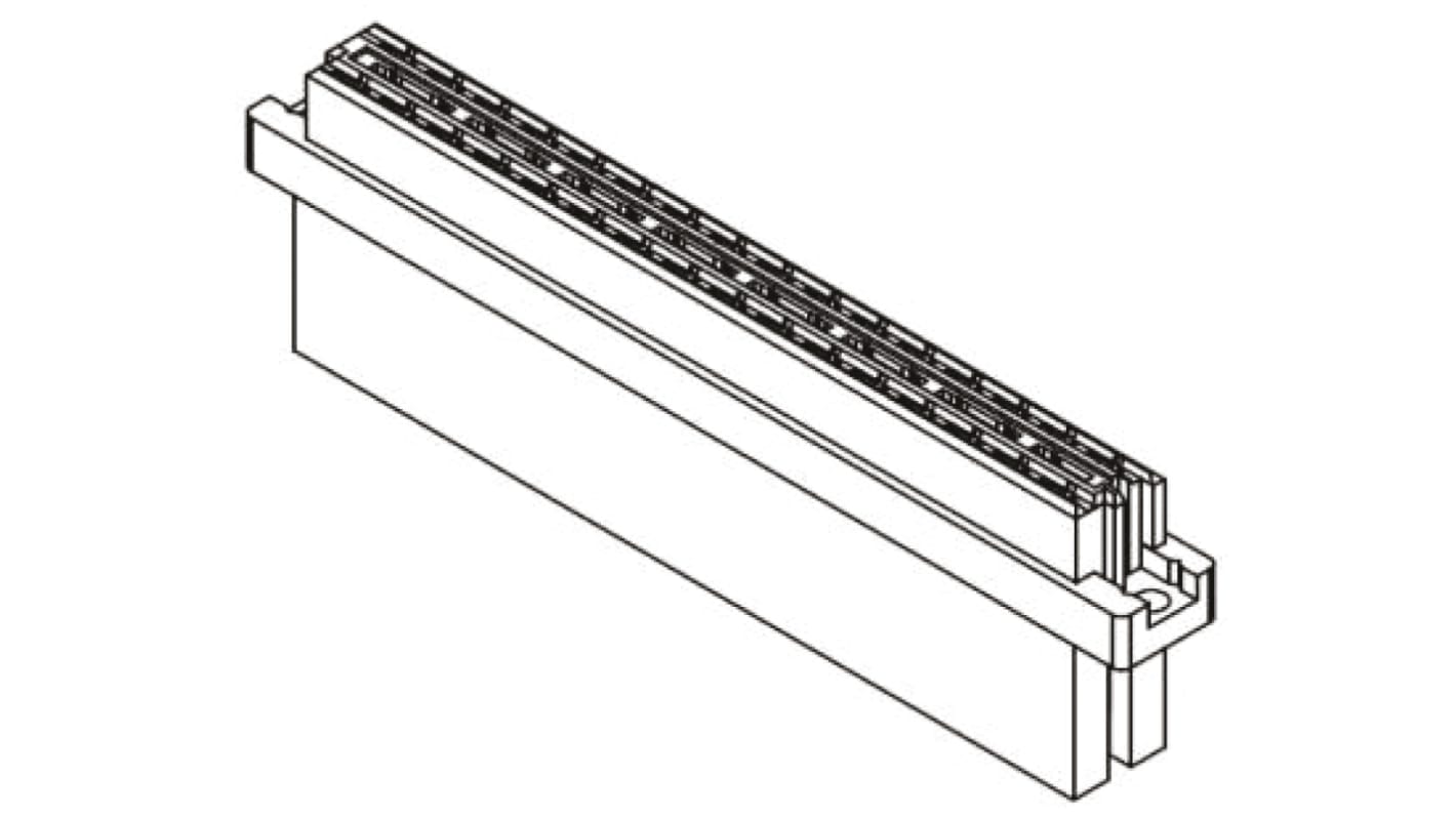 HARTING 09 04 32 Way 5.08mm Pitch, Type D, 2 Row, Straight DIN 41612 Connector, Socket