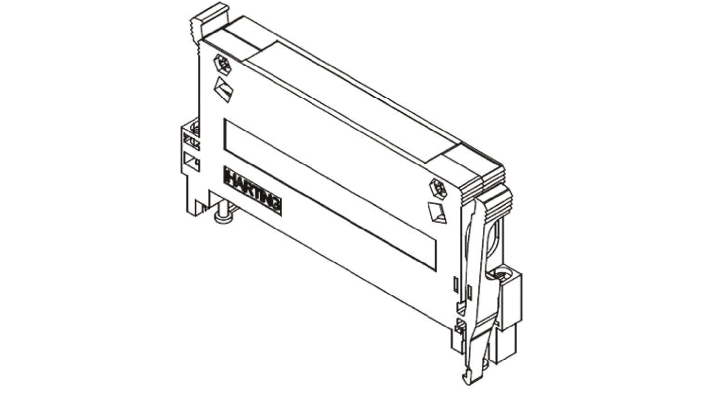 Harting, 09 06 Shell Housing for use with DIN 41612 Connector