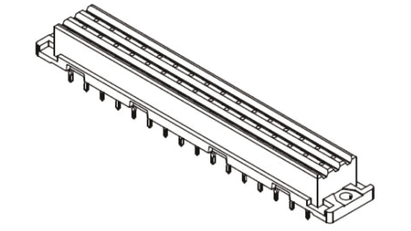HARTING 09 06 32 Way 3.81 mm, 5.08 mm Pitch, Type F Class C2, 3 Row, Straight DIN 41612 Connector, Socket
