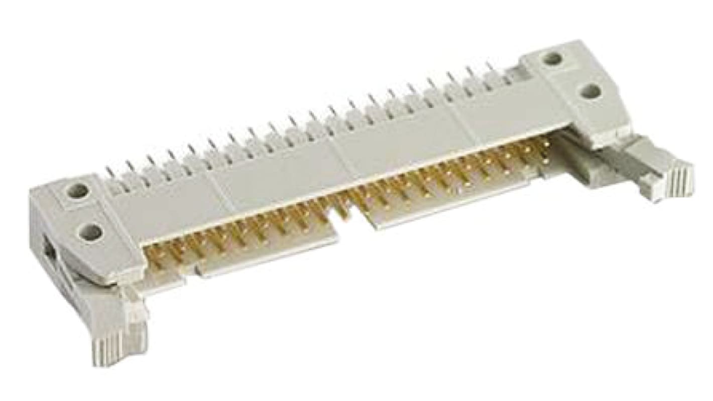 HARTING SEK 18 Series Straight Through Hole PCB Header, 64 Contact(s), 2.54mm Pitch, 2 Row(s), Shrouded