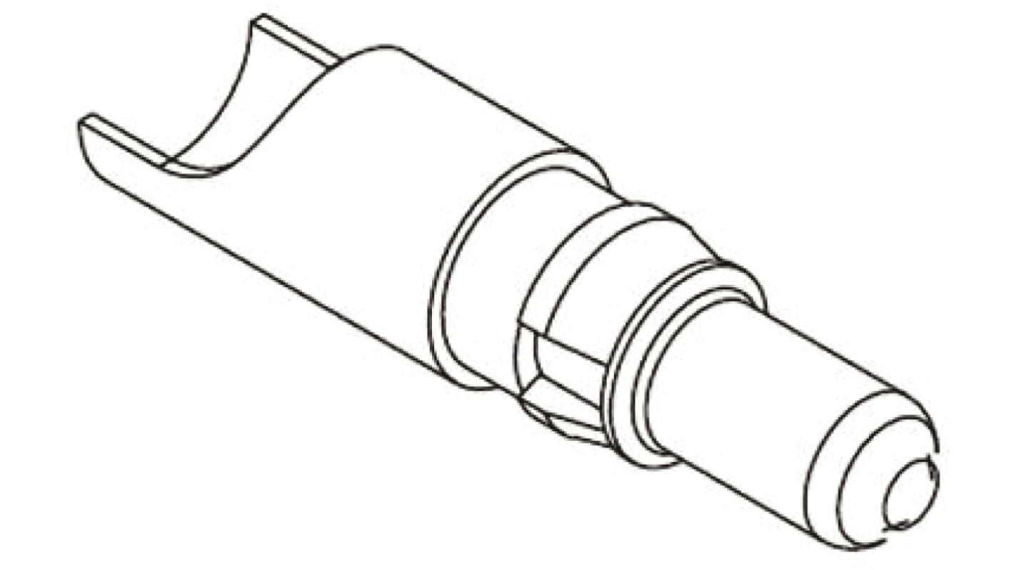 HARTING 背板连接器触点, 铜合金制, 公插, 额定电流40.0A, 最大接触电阻20.0mΩ, 09 03系列