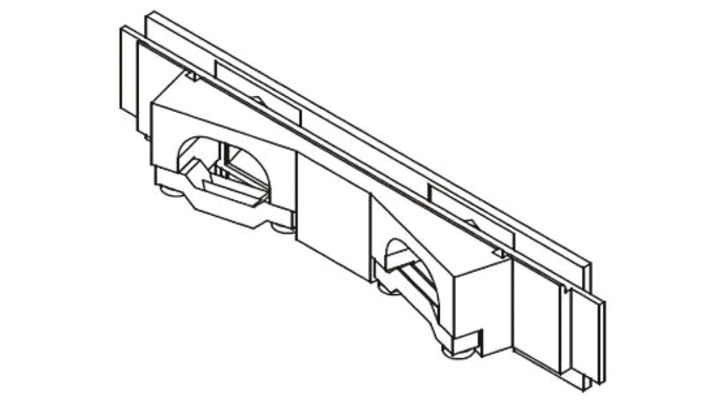 HARTING, 09 06 Cable Insert for use with DIN 41612 Connector