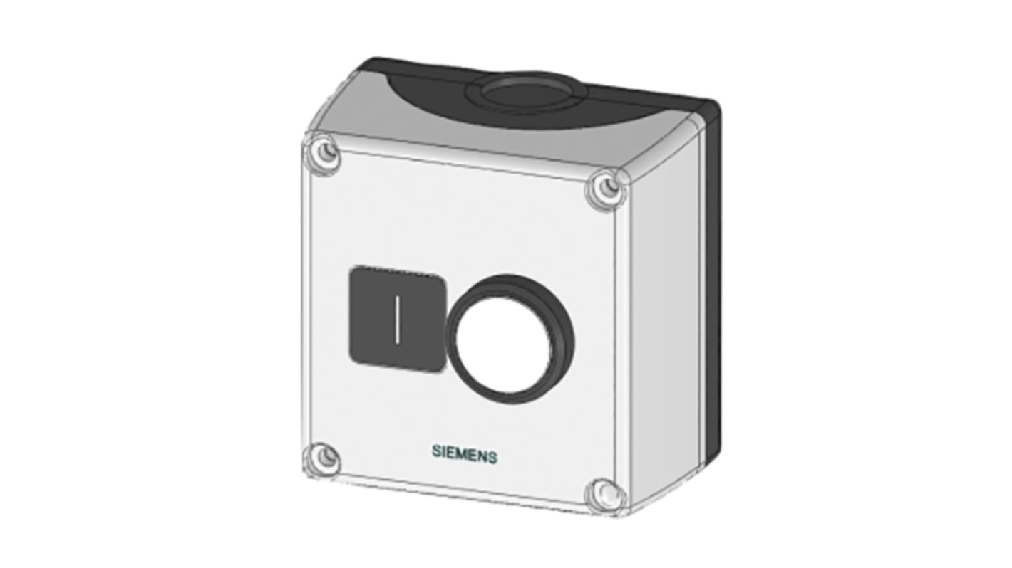 Siemens Emergency Stop Push Button, Panel Mount, SPST, IP67