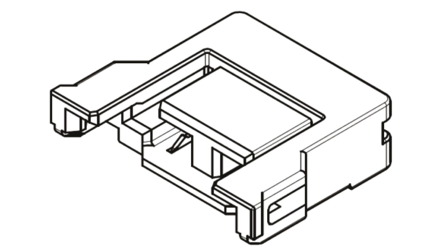 Molex, Flexi-Mate Female Connector Housing, 3.7mm Pitch, 2 Way, 2 Row Right Angle