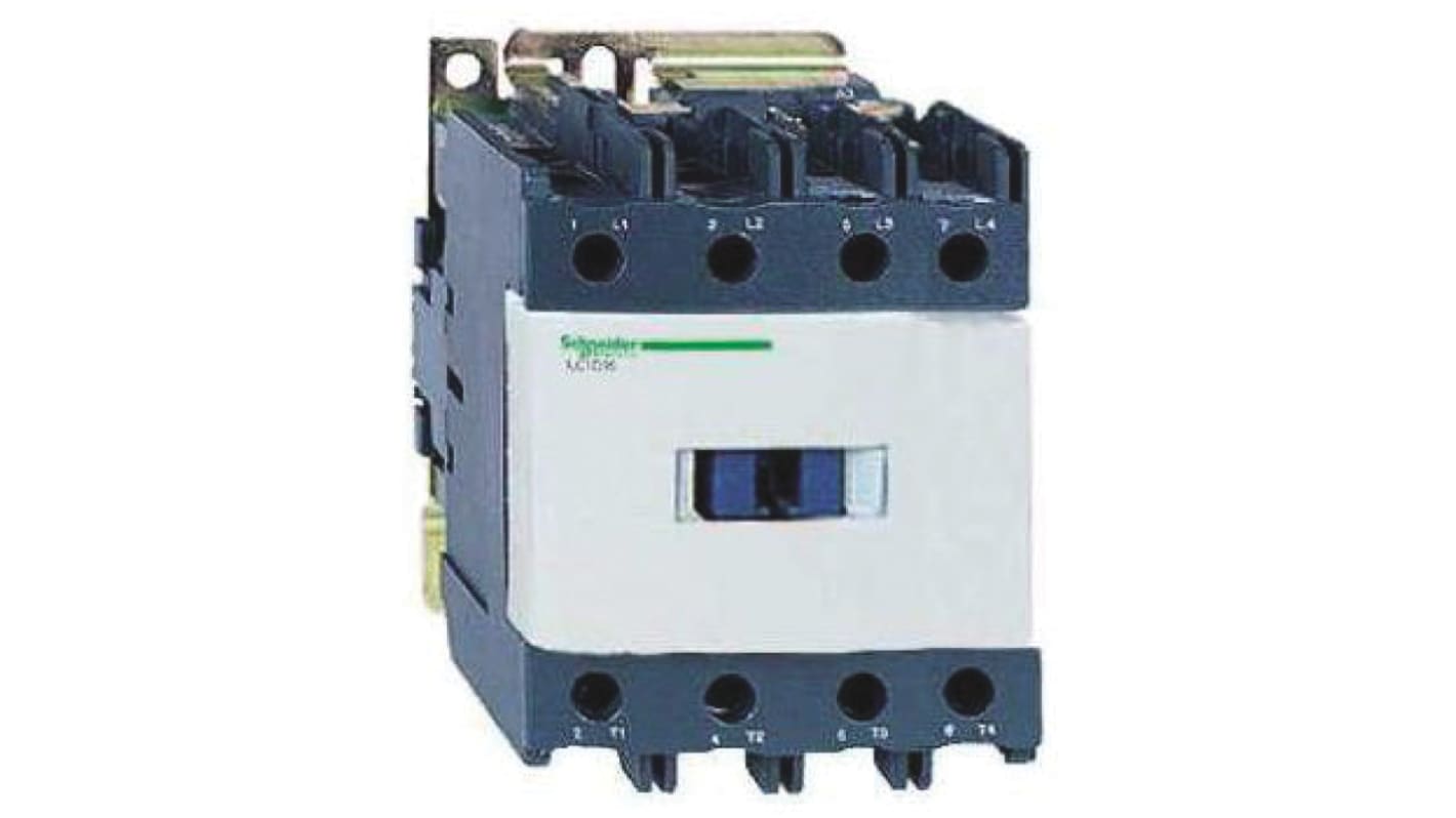 Schneider Electric TeSys D LP1D Contactor, 24 V dc Coil, 4-Pole, 80 A, 2NO + 2NC, 690 V ac/dc