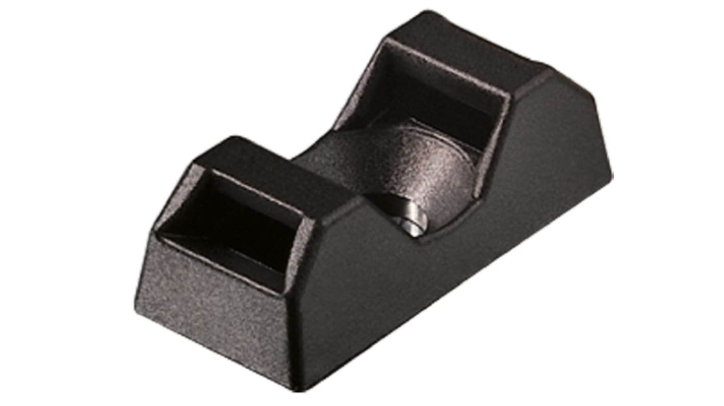 HellermannTyton Black Cable Tie Mount 9.5 mm x 21mm