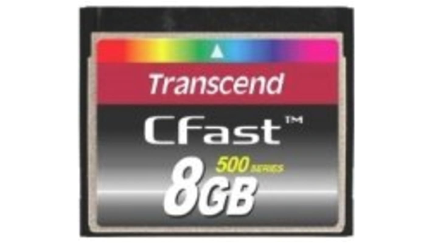 Transcend Speicherkarte, 8 GB Industrieausführung, CFast, SLC