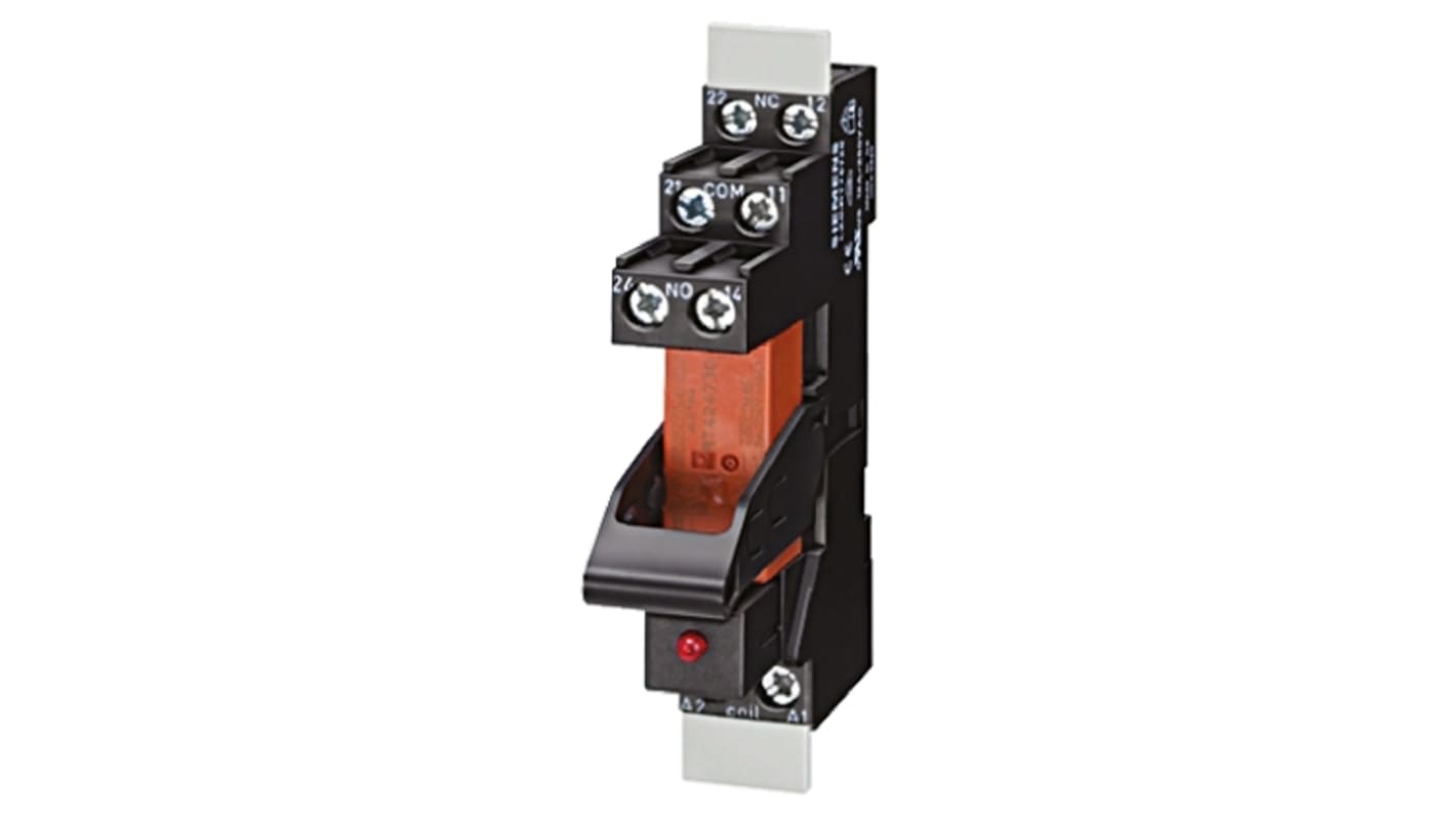 Siemens LZS Series Coupling Relay, Plug In, 24V dc Coil, SPDT, 1-Pole