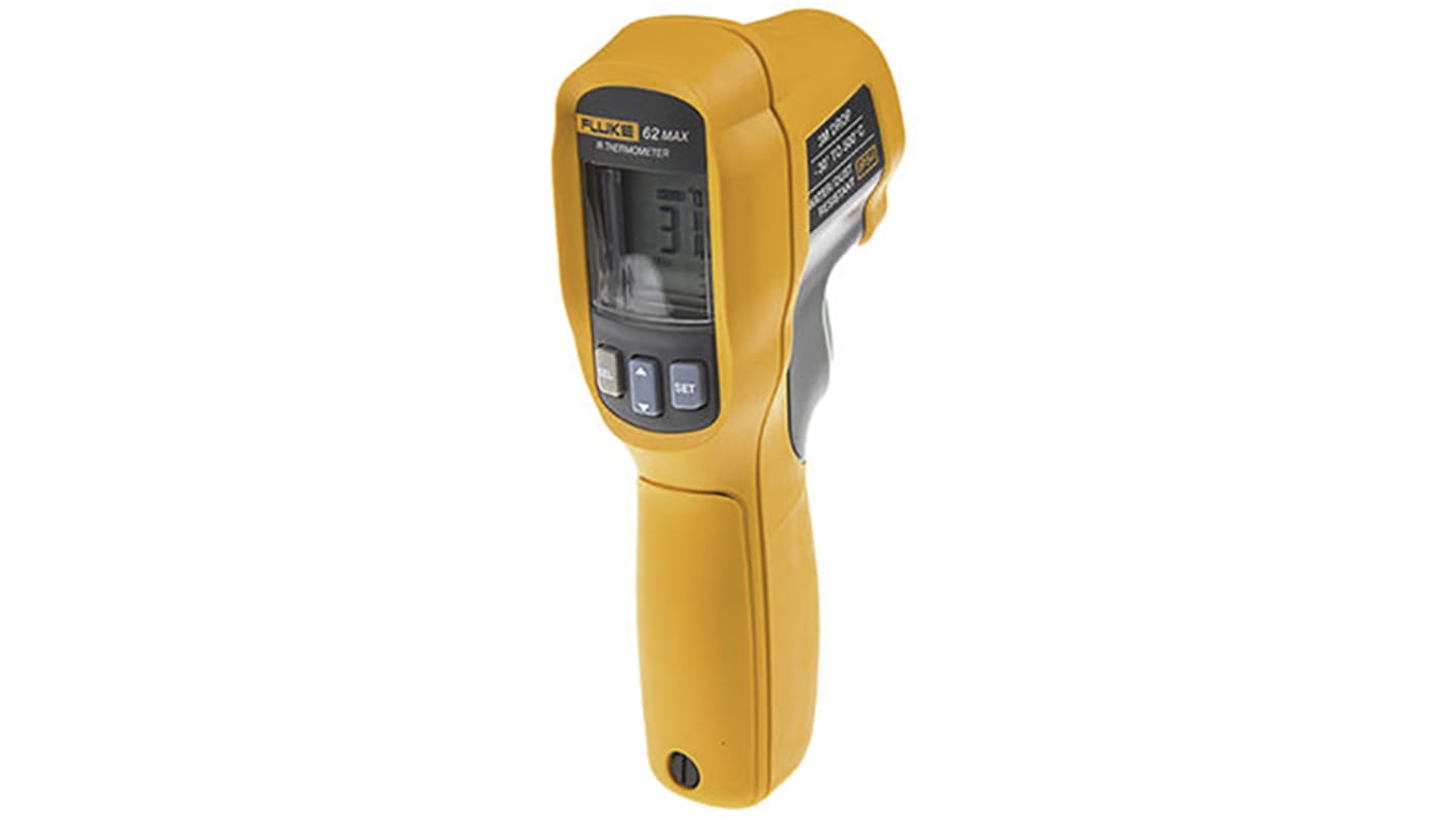 Fluke 红外温度计, -30°C∼+500°C, ±1.5 %精度, 62 MAX