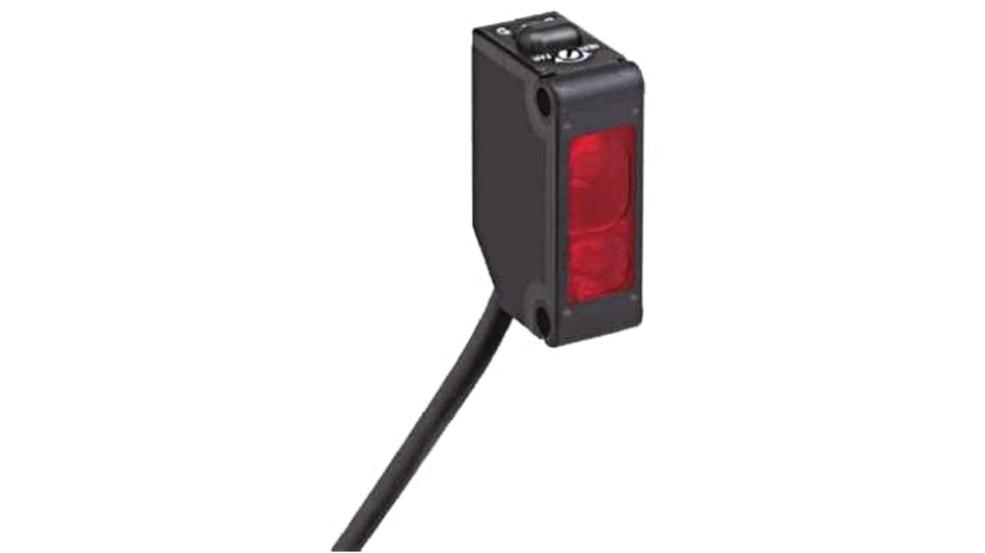 Rs-Online Sensore fotoelettrico Rettangolare Telemecanique Sensors a soppressione di sfondo rilevamento 300 mm uscita NPN